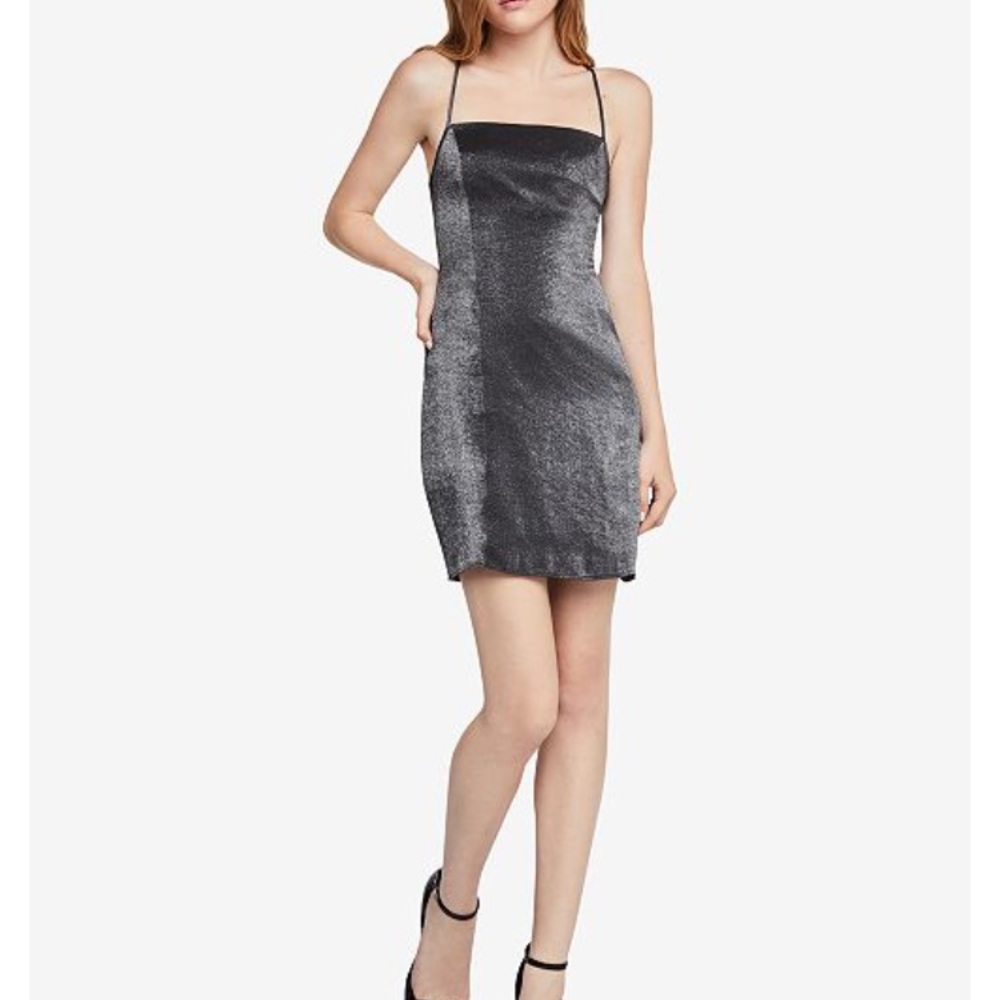 BCBGeneration | mini sheath dress with slight shimmer.